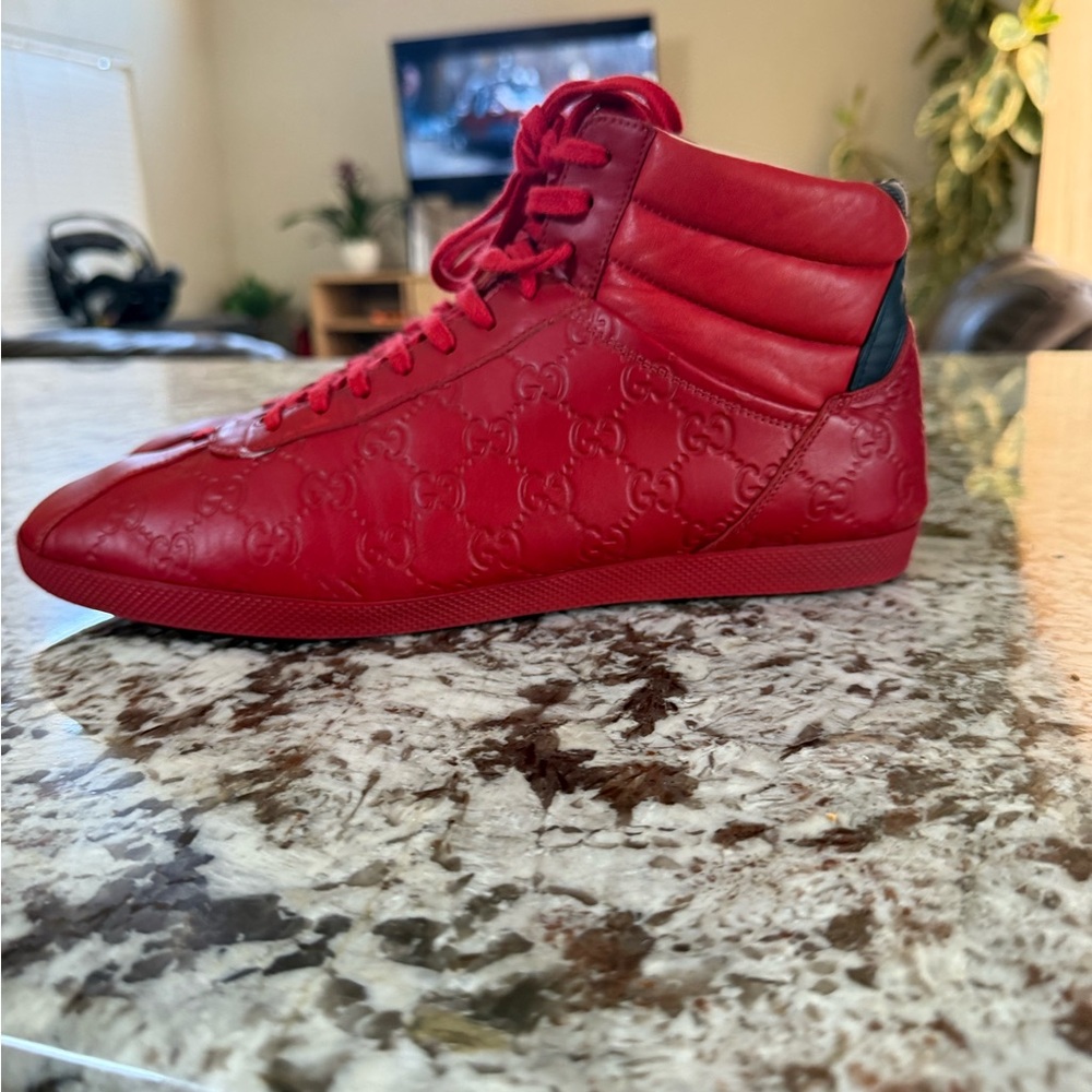 Gucci Men's Bold Red Sneakers - Picture 1 of 5